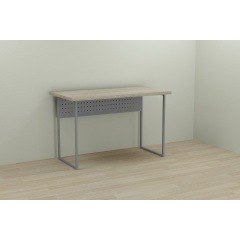 Компьютерный стол Ferrum-decor Майк 75x100x70 серый ДСП Дуб Сонома 32мм Ужгород