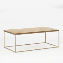 Кофейный журнальный столик в стиле LOFT (NS-689) Изюм