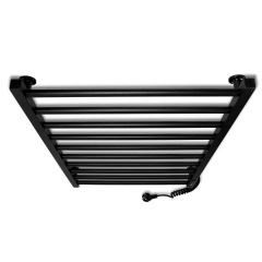 Полотенцесушитель Eraflyme 10 L 500 x 900 правое подключение Черный 215 Вт с терморегулятором и таймером Киев