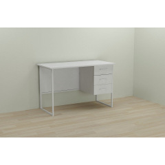 Комп'ютерний стіл Ferrum-decor Гаррі 75x140x70 білий ДСП Біле 16мм Житомир