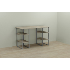 Компьютерный стол Ferrum-decor Карэн 75x140x60 серый ДСП Дуб Сонома 16мм Черкассы