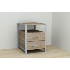 Тумба Ferrum-decor Вивьен 2/2 50x41x40 см Дуб Сонома (XK00125) Житомир