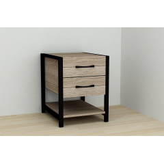 Тумба Ferrum-decor Вів'єн 2/1 50x41x40 см Дуб Сонома (XK00131) Київ