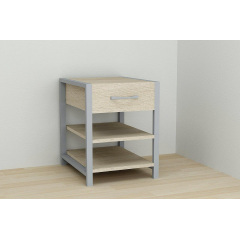 Тумба Ferrum-decor Вів'єн 1/2 50x41x40 см Дуб Сонома (XK00088) Кропивницький