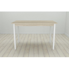 Стіл кухонний Ferrum-decor Маріо 75x120x70 Білий ДСП Сонома 16мм (MAR0032) Павлоград
