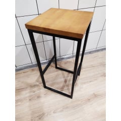 Барный стул GoodsMetall из металла в стиле ЛОФТ 750х350х350 БС11 Куйбышево