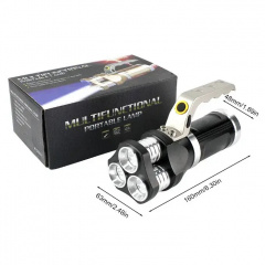 Светодиодный фонарь прожектор с ручкой Worklight 3 x LED-XPE LED 30 W от сети черный Тернополь