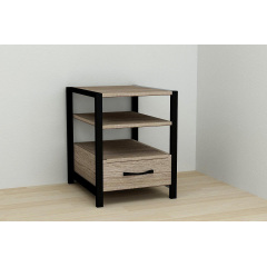 Тумба Ferrum-decor Вивьен 1/1 50x41x40 см Дуб Сонома (XK00095) Каменка-Днепровская