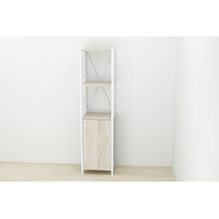 Етажерка 3/34 Ferrum-decor Серії Конект із тумбою 144x34x28 Білий ДСП Сонома (FD1010) Кропивницький