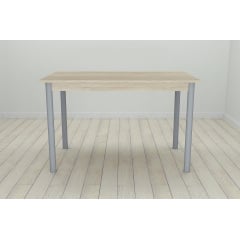 Стіл кухонний Ferrum-decor Беніта 75x120x70 Сірий ДСП Сонома 16мм (BEN0053) Оріхів