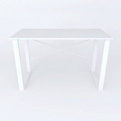 Письмовий стіл Ferrum-decor Драйв 750x1200x600 Білий метал ДСП Білий 16 мм (DRA036) Хуст
