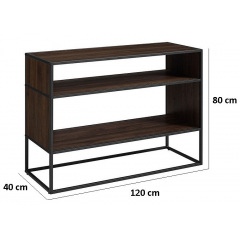 Тумба подставка для TV в стиле LOFT (NS-2104) Вишневое