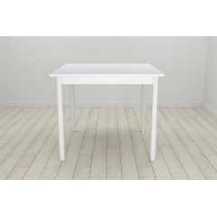 Стіл кухонний Ferrum-decor Агата 75x80x80 Білий ДСП Біле 16мм (AGA0036) Васильков