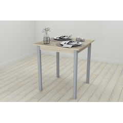 Стіл кухонний Ferrum-decor Агата 75x70x70 Сірий ДСП Сонома 16мм (AGA0060) Київ