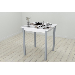 Стіл кухонний Ferrum-decor Агата 75x70x70 Сірий ДСП Біле 16мм (AGA0057) Вінниця