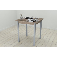 Стол кухонный Ferrum-decor Диего 75x70x70 Серый ДСП Сонома Трюфель 16мм (DIE0054) Фастов