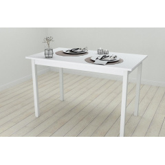 Стіл кухонний Ferrum-decor Маріо 75x120x70 Білий ДСП Біле 16мм (MAR0029) Первомайськ