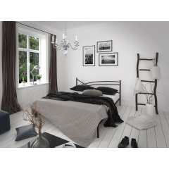 Кровать Tenero Гвоздика1 1200х1900 Бордо Приморск