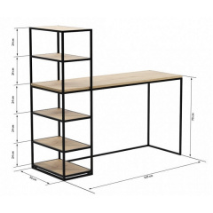 Письменный офисный стол в стиле LOFT (NS-1405) Балаклея