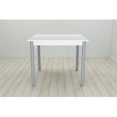 Стіл кухонний Ferrum-decor Агата 75x80x80 Сірий ДСП Біле 16мм (AGA0043) Херсон