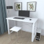 Письмовий стіл Ferrum-decor Драйв 750x1200x600 Білий метал ДСП Білий 32 мм (DRA162) Київ