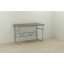 Комп'ютерний стіл Ferrum-decor Раян 75x140x70 сірий ДСП Дуб Сонома Труфель 32мм Бровари