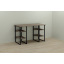 Компьютерный стол Ferrum-decor Карэн 75x120x70 черный ДСП Дуб Сонома Труфель 16мм Павлоград