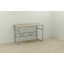 Компьютерный стол Ferrum-decor Раян 75x140x60 серый ДСП Дуб Сонома 16мм Броды