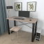 Письмовий стіл Ferrum-decor Драйв 750x1000x600 Чорний метал ДСП Дуб Сонома Трюфель 16 мм (DRA005) Рівне