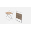 Стол трансформер Компакт 1 Ferrum-decor 750x790x720 Белый металл ДСП Дуб Сонома 16 мм (KOM111) Обухів