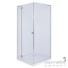 Квадратная душевая кабина Volle Benita 10-22-905L glass профиль хром, стекло прозрачное