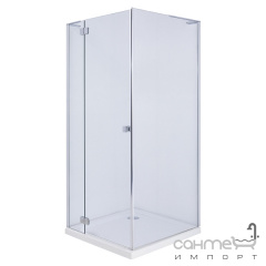 Квадратная душевая кабина Volle Benita 10-22-905L glass профиль хром, стекло прозрачное Павлоград