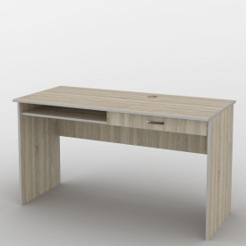 Письменный стол Тиса Мебель СМ-19/2 Ш.-1400мм Г.-600мм Дуб сонома