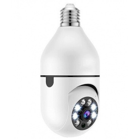 IP камера видеонаблюдения RIAS L1 E27 Wi-Fi PTZ 2MP панорамная White (3_00328)