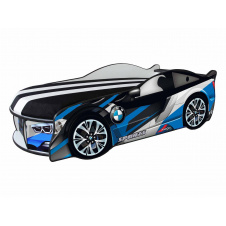 Ліжко машина з матрацом SPACE SUPER CAR дитяча машинка БМВ