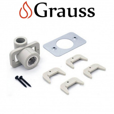 Grauss Кут настінний з внутрішнім різьбленням під гіпсокартон 20x1/2"в Німеччина