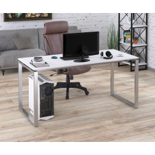 Письмовий стіл білий Loft-design Q-160х70 см