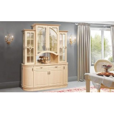Стенка для гостиной Мир мебели Цезарь 170x224x59 см яблоня светлая