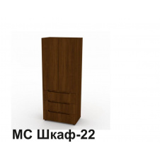 Шафа Компаніт МС 22 1950x800x464 мм горіх