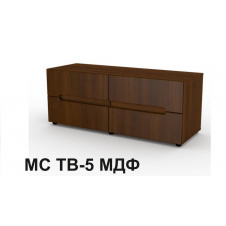 Тумба под ТВ Компанит МС 5 МДФ 1300x526x464 мм орех