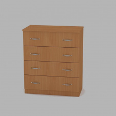 Комод Компанит Комод-4Б 720x849x390 бук