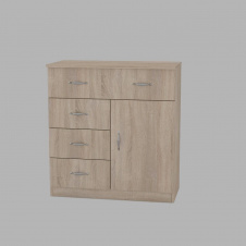 Комод Компаніт Комод-1-3-1 800x850x390 дуб Сонома