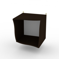 Полиця навісна Компаніт П-19 400х400х400 мм венге Хмельницький