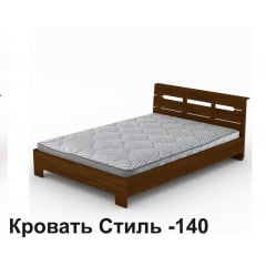 Кровать Компанит Стиль 140 2133x1444x766 мм Днепр