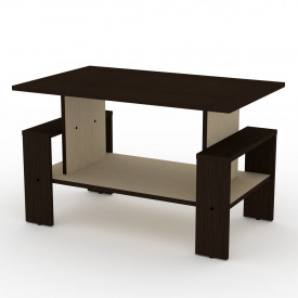 Стол журнальный Компанит Венера 800х497х500 мм венге