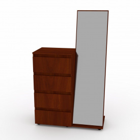 Комод дзеркало Компаніт 1000х1660х450мм яблуня