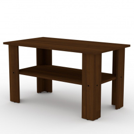 Стіл журнальний Компаніт Мадрид 2 900х500х500 мм горіх