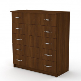 Комод-5П Компаніт 803х891з380мм горіх екко