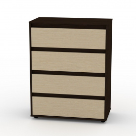 Комод-4 Компаніт 800х1030х420мм венге