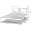 Кровать Металл-Дизайн Николь 1900(2000)х800(900) мм черный бархат Луцк